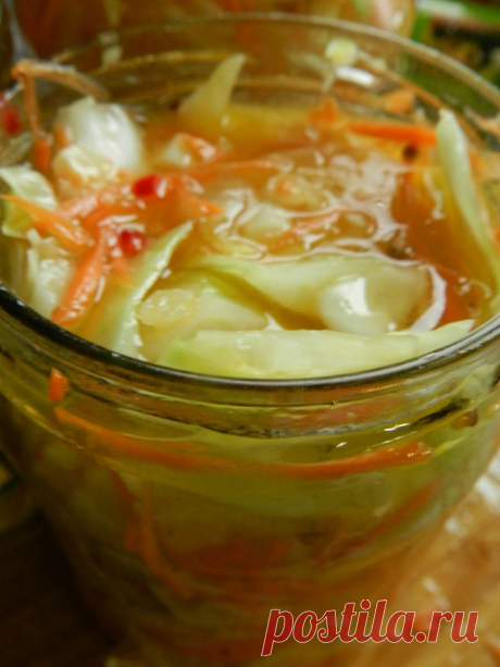 Капуста, маринованная в азиатском стиле