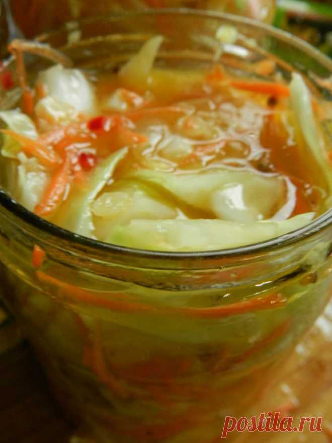 Капуста, маринованная в азиатском стиле