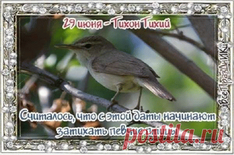 29 июня - Тихон Тихий.