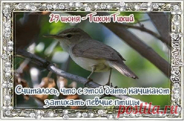 29 июня - Тихон Тихий.