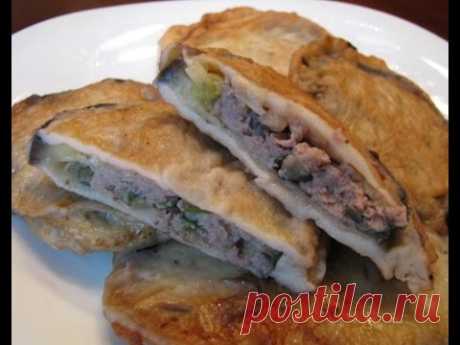 Баклажаны с мясом в кляре