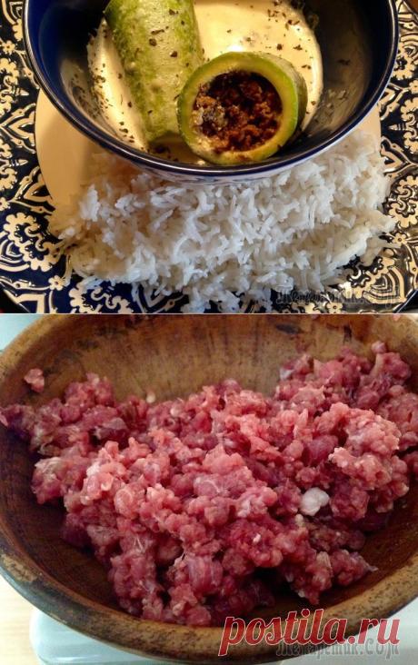 Куса макхши - фаршированные мясом кабачки