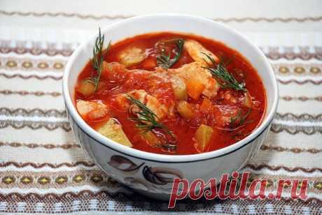 Очень вкусный томатный суп