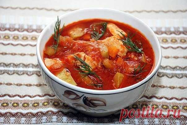 Очень вкусный томатный суп