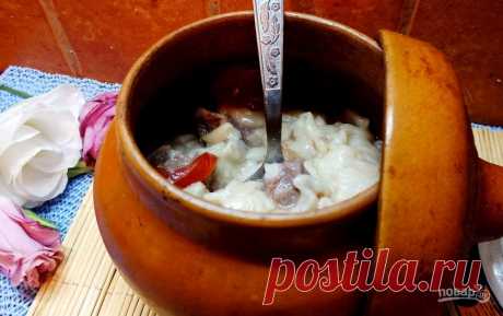 Макароны в горшочках в духовке - пошаговый рецепт с фото на Повар.ру