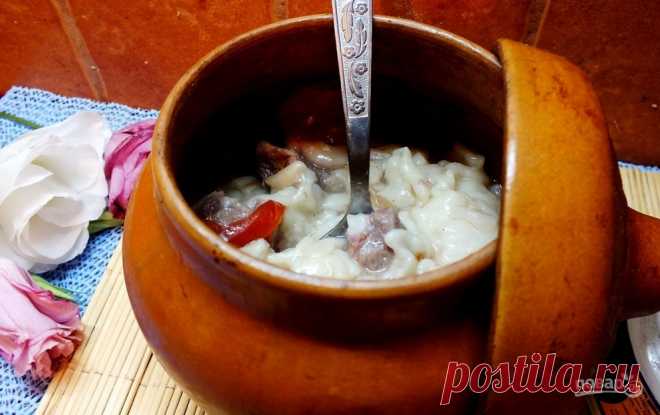 Макароны в горшочках в духовке - пошаговый рецепт с фото на Повар.ру