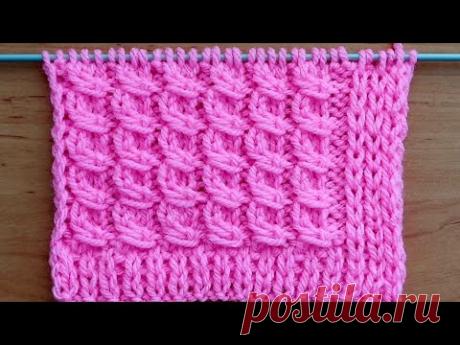 Шикарный узор спицами для детского свитера, кофточки, шапочки.