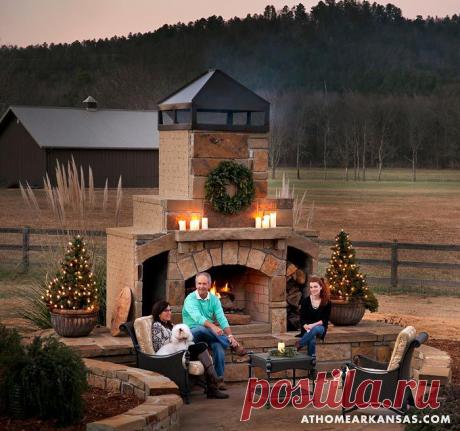 Новогодний интерьер в рустик стиле | Фотографии красивых интерьеров