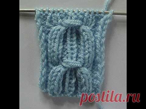 Узор с обвитием петель (видео) - Ярмарка Мастеров - ручная работа, handmade
