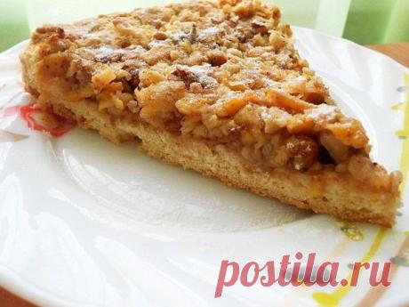 Венгерский ореховый пирог с яблоками.