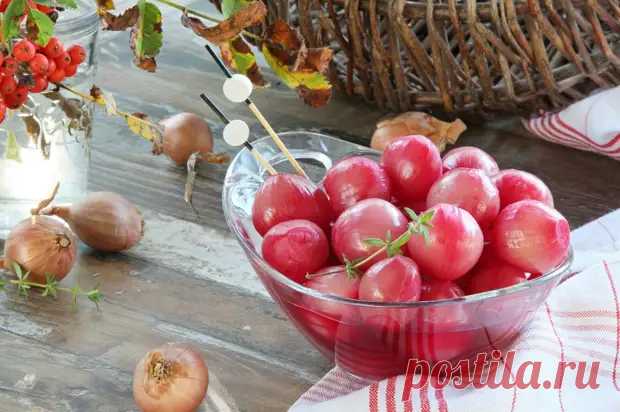 Маринованный лук со свеклой - медиаплатформа МирТесен