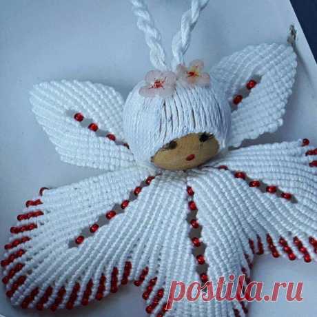 Ангелочек, техника макраме. Автор - Margherita Viggiano (Италия)
#макраме #плетение