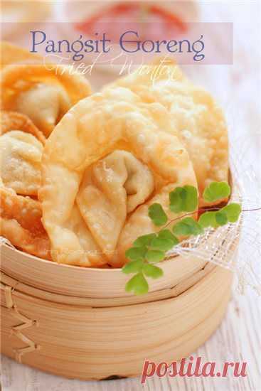 Жареные вонтоны (Wonton)