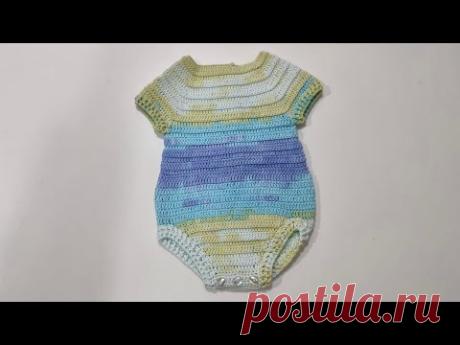 Pelele a Crochet Súper fácil !!