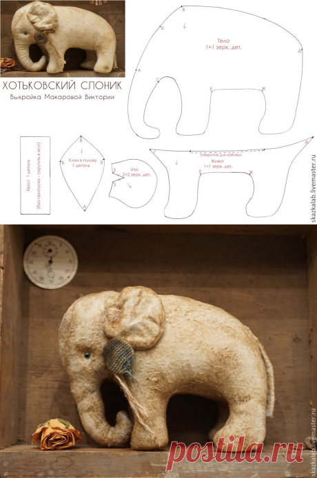 Возрождаем культуру. Хотьковский слоник - Ярмарка Мастеров - ручная работа, handmade