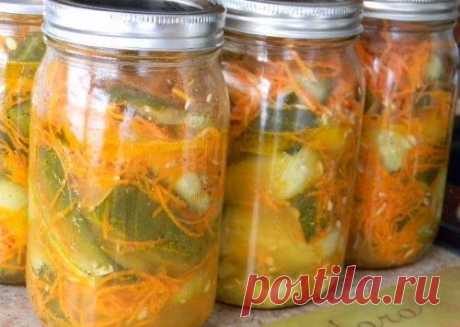 Огурцы по корейски - рецепт на зиму / Простые рецепты