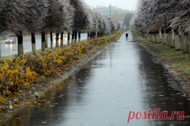 Ледяной дождь в Чебоксарах