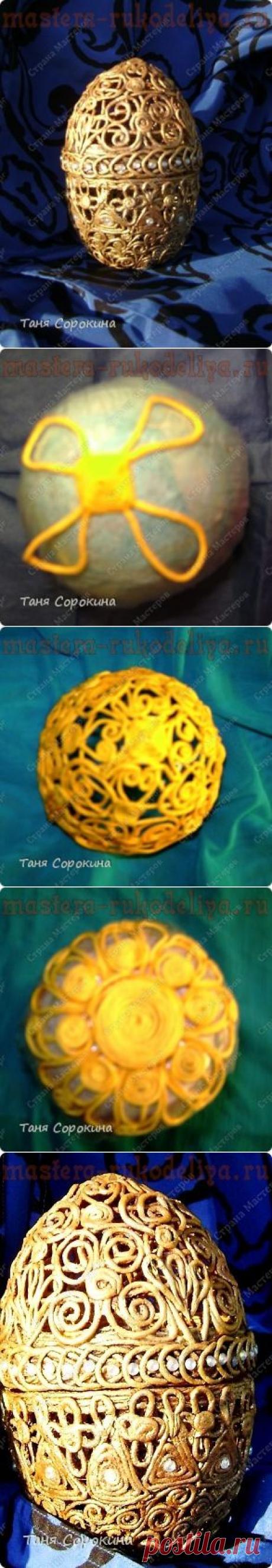 МАСТЕР-КЛАСС ПО ПЕЙП-АРТУ: ЯЙЦО С СЕКРЕТОМ