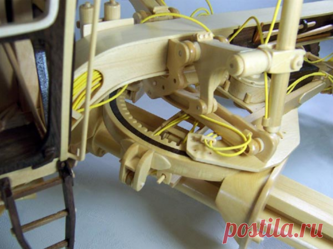 Модель грейдера из дерева | | Для тех, кто любит работать с деревом