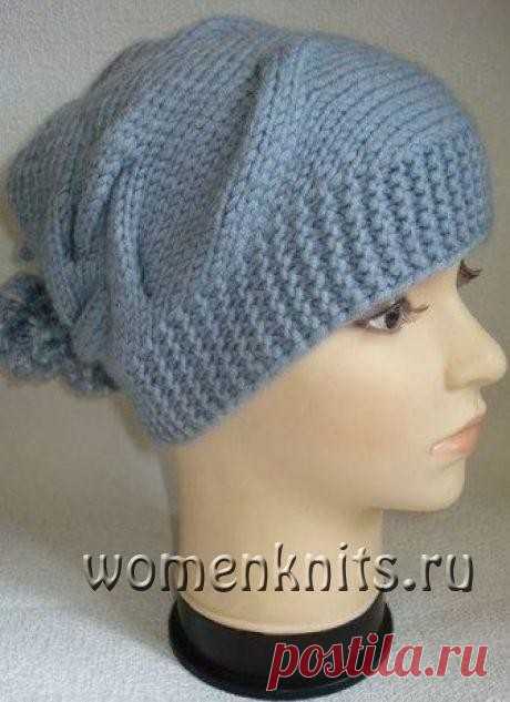 Интересная, модная шапочка спицами
Описание: https://womanknits.ru/vyazanie-dlya-zhenshchin/shapki-berety/interesnaya-modnaya-shapochka-spicami