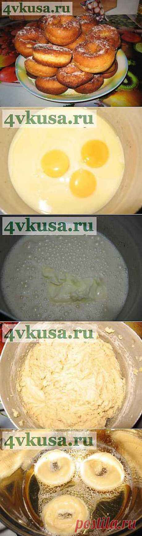 Пончики со сгущёнкой. Фоторецепт. | 4vkusa.ru