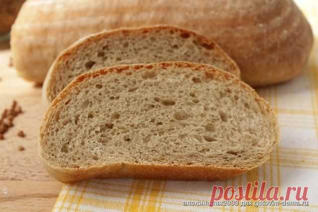 Хлеб с гречневой мукой • Хлебобулочные изделия