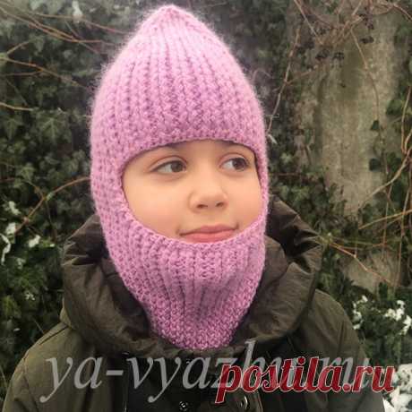 Как связать балаклаву спицами