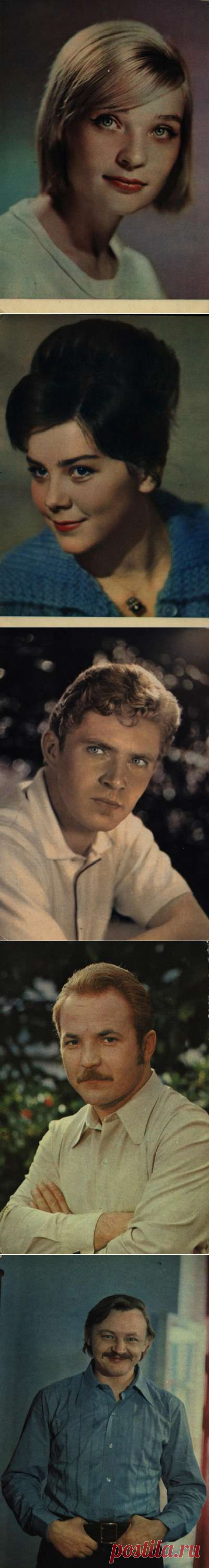 Старые открытки актеров советского .