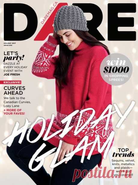 Канадский журнал мод для полных женщин Dare осень-зима 2017-2018