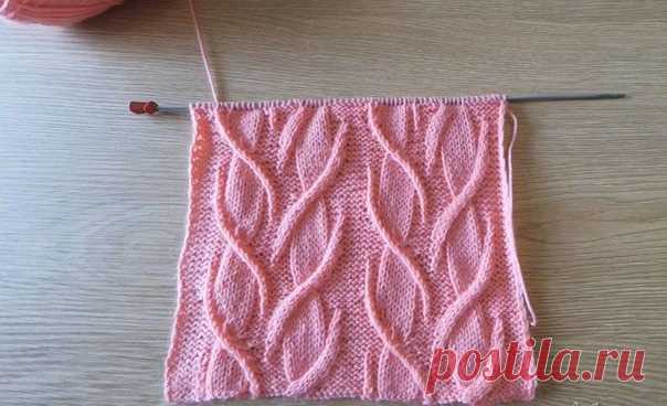 Оригинальный узор с необычными косами (Вязание спицами)
Бесподобный узор! Спасибо Тане Юзевой за идею мастер класса
Схема и условные обозначения