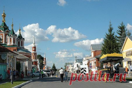 Вид на Кремль Коломны