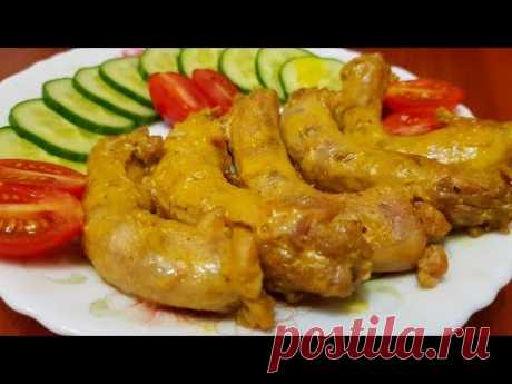 САМЫЙ БЮДЖЕТНЫЙ РЕЦЕПТ // КУРИНЫЕ ШЕИ В СМЕТАНЕ // БЕЗУМНО ВКУСНО