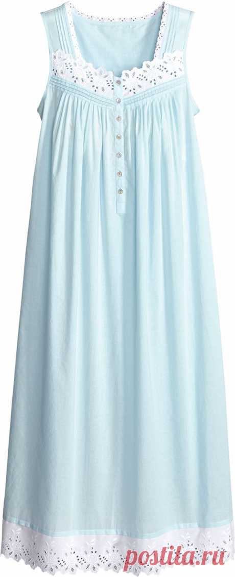 Пин содержит это изображение: Eileen West Turquoise Sea Glass Nightgown
