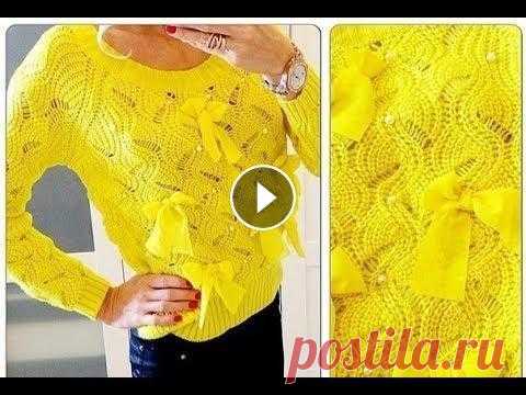 Связать Красивый Женский Пуловер Спицами - модели 2019 / Beautiful Female Pullover Knitting Needles Связать Красивый Женский Пуловер Спицами - модели 2019 / Beautiful Female Pullover Knitting Needles...