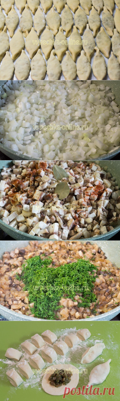 ✔️Вареники с грибами – рецепт с фото пошагово