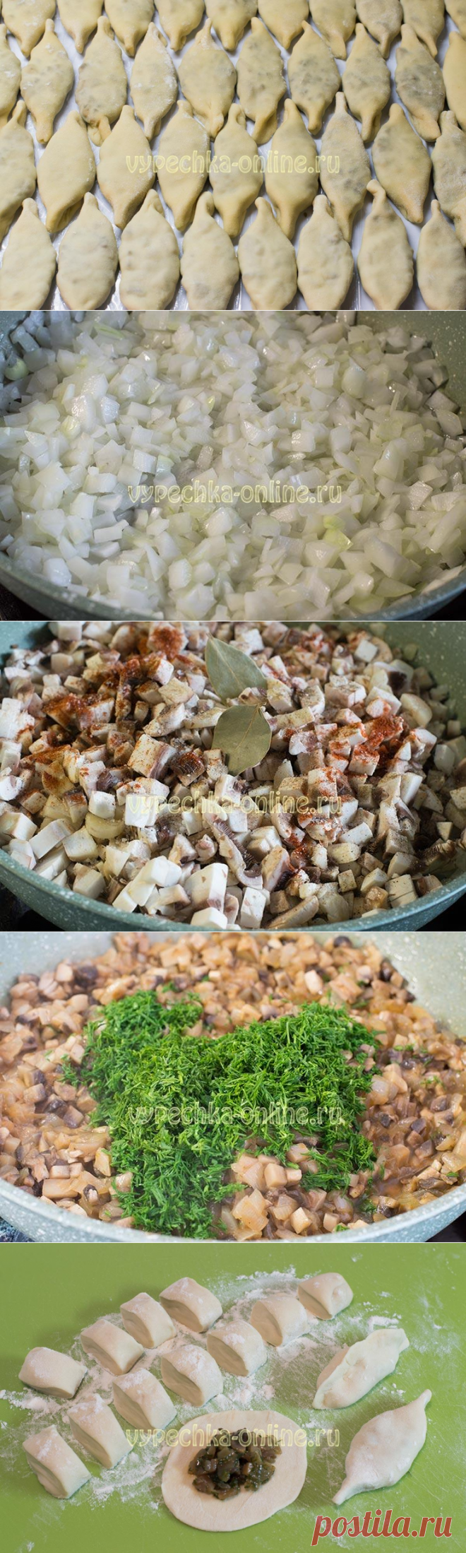 ✔️Вареники с грибами – рецепт с фото пошагово