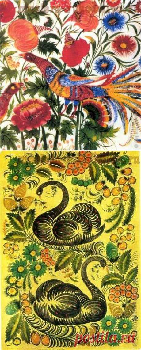 Мастера рукоделия - рукоделие для дома. Бесплатные мастер-классы, фото и видео уроки - Роспись по дереву: Секреты петриковской росписи. Часть 8 - Мастера