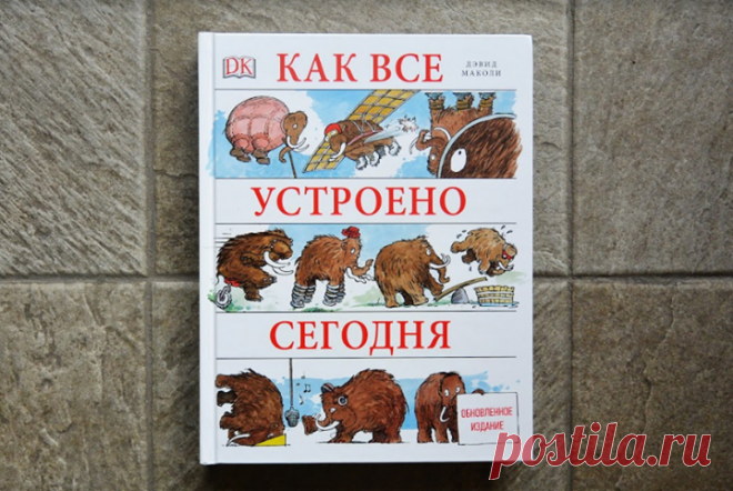 Знаете крутую книгу «Как все устроено»? Во всем мире уже купили более 1 000 000 экземпляров этой энциклопедии об устройствах и механизмах. Лучше нее — лишь обновленная версия «Как все устроено сегодня». Теперь мохнатый и обаятельный мамонт поможет разобраться не только с винтами, телефонами и электростанциями. Но и с квадрокоптером, реактивным ранцем и 3D-фильмами. Книга известного популяризатора науки Дэвида Маколи нравится и малышам, и взрослым. Но создавалась она в первую очередь для детей…