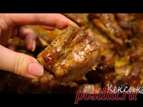 Готовлю ВКУСНЕЙШИЕ РЕБРА сразу с ГАРНИРОМ.I cook DELICIOUS RIBS immediately with a garnish. Кексик
