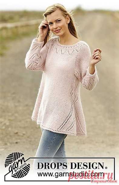 Свитер Pastel Elegance. Спицы. - ВЯЗАНАЯ МОДА+ ДЛЯ НЕМОДЕЛЬНЫХ ДАМ - Страна Мам