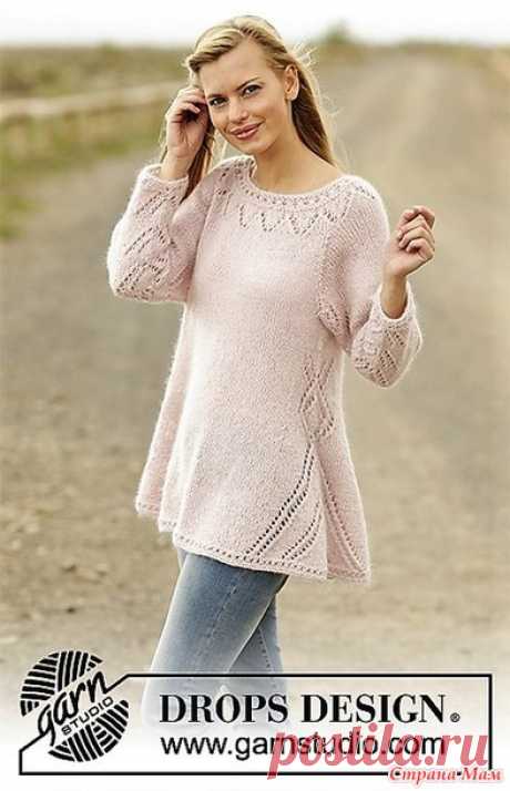 Свитер Pastel Elegance. Спицы. - ВЯЗАНАЯ МОДА+ ДЛЯ НЕМОДЕЛЬНЫХ ДАМ - Страна Мам
