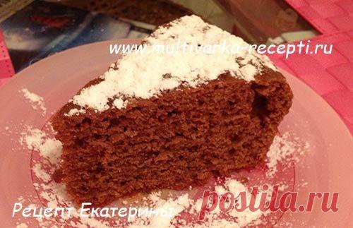Яблочно-шоколадный кекс в мультиварке