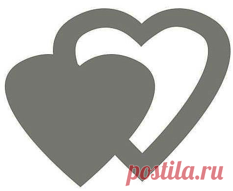 Трафареты Сердца