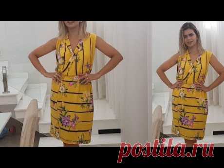 COSTURE VESTIDO FRESCO  E ELEGANTE ENVELOPE