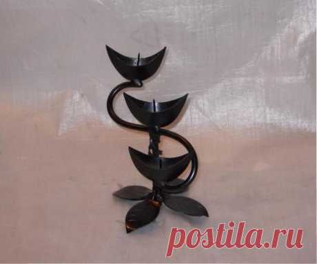 Кованый подсвечник