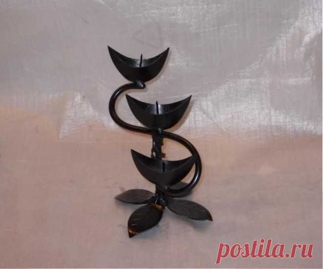 Кованый подсвечник