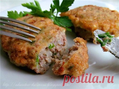 Котлеты &quot;Женское бедрышко&quot; (Kadınbudu köftesi)