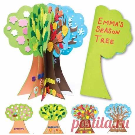 Книга &quot;Времена года&quot; - Поделки с детьми | Деткиподелки
