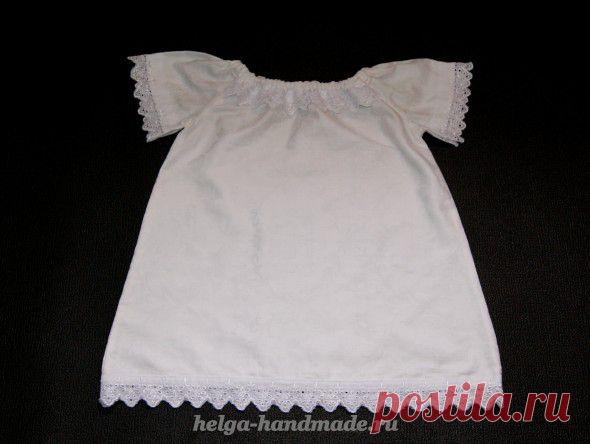 Шьем крестильное платье для девочки (выкройка) своими руками, мастер-класс | helga-handmade.ru