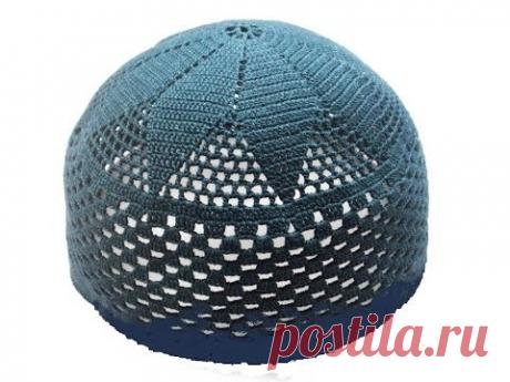 Тюбетейка крючком. МК для начинающих.